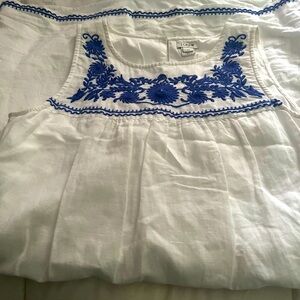 Ladies White Summer Dress by J. Crew XS
